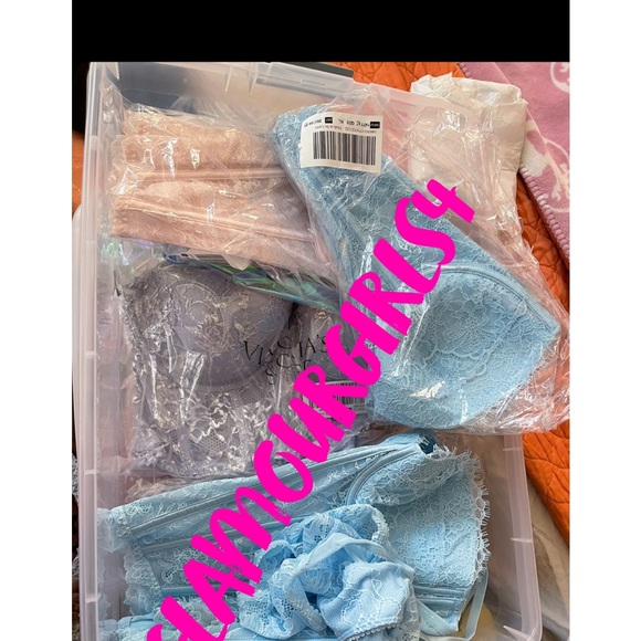 Victoria's Secret VERY SEXY Blue 
Floral Lace Corset Top NWT size Large - Picture 3 of 4